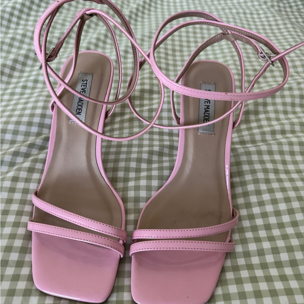 Steve Madden Pink Strappy heels